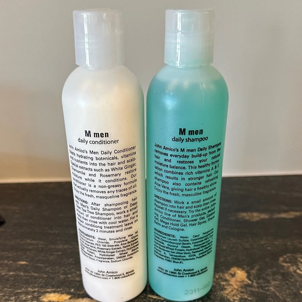 Aminco Men Daily Hair Care Duo - White and Blue